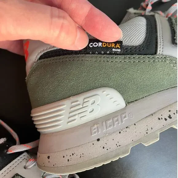 New Balance Suede 574 All-Terrain Sneakers Men's 8.5  Sz Women's 10 Green Shoes - Picture 10 of 13